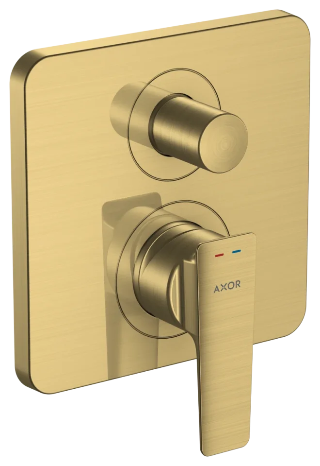 Axor Citterio E Bath Mixers Concealed 215 X 180 X 130mm Brass - Brushed product image - Image 1
