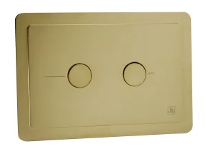 Just Taps Grosvenor Pneumatic Flush Plate Brushed Brass RT