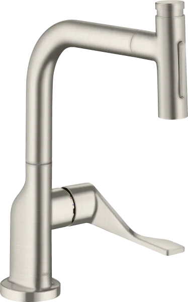 Axor Citterio Single Lever Kitchen Mixer Select 230 2jet With Pull-out Spray Stainless Steel