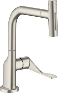 Axor Citterio Single Lever Kitchen Mixer Select 230 2jet With Pull-out Spray Stainless Steel
