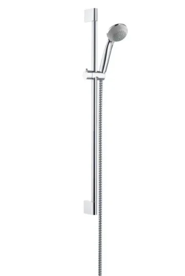 Hansgrohe Crometta 85 Shower Rail Sets 755 X 150 X 65mm Chrome detail view - Image 2