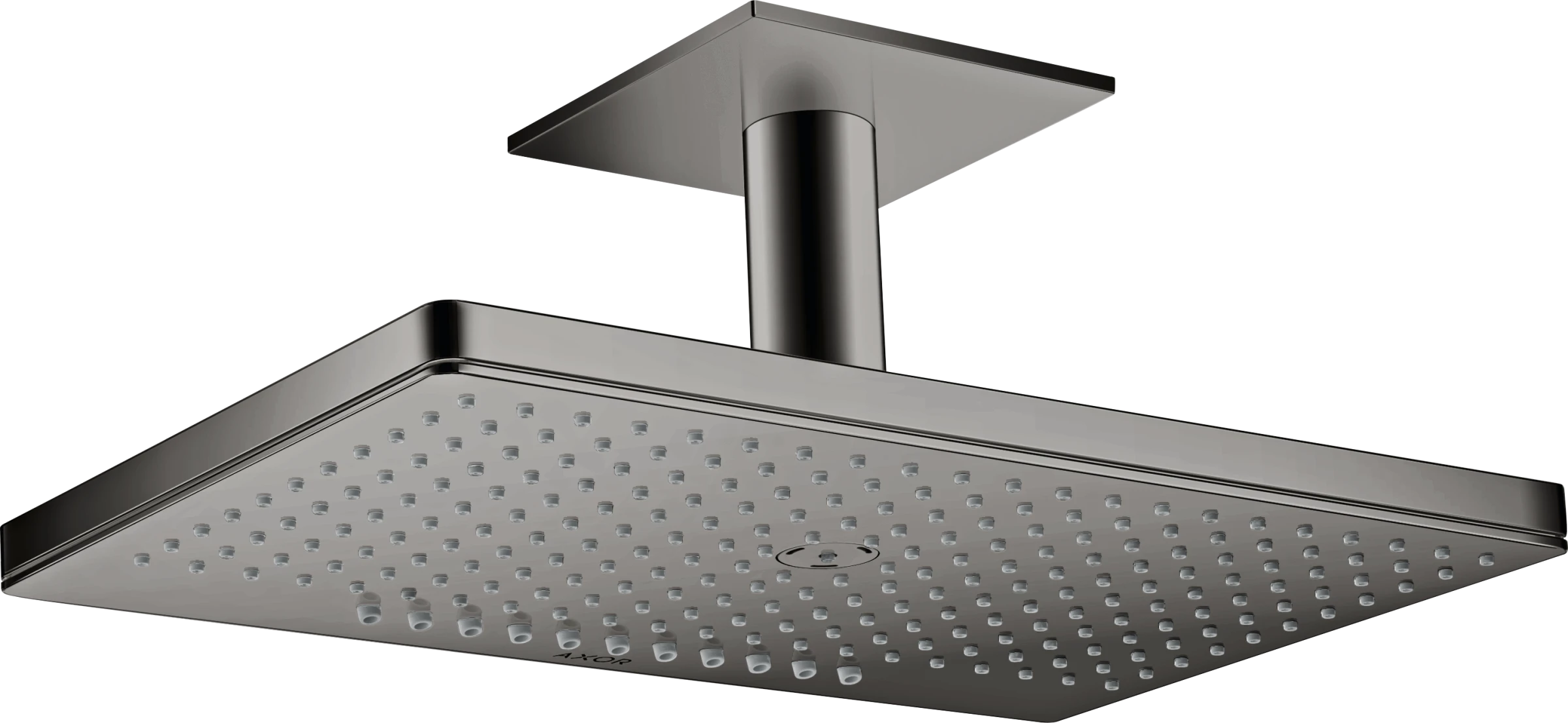 Axor Showersolutions Overhead Shower 460/300 2jet With Ceiling Connection Polished Black Chrome