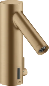 Axor Starck Electronic Basin Mixer With Temperature Control With 230 V Mains Connection Brushed Bronze