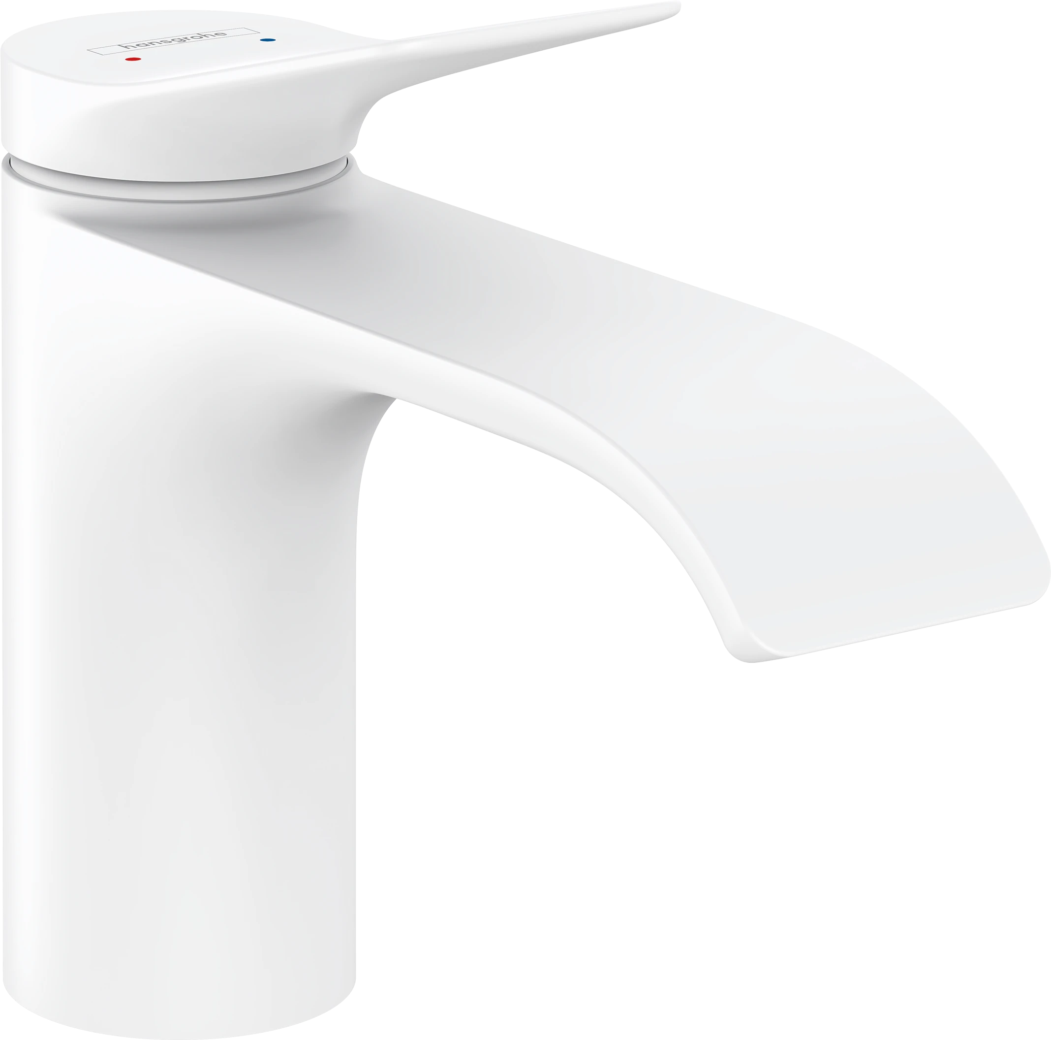 Hansgrohe Vivenis Single Lever Basin Mixer 80 Without Waste Set Matt White