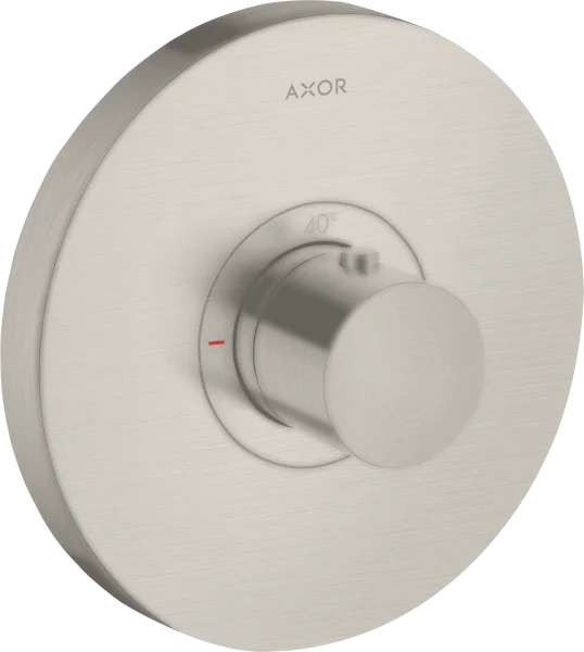 Axor Showerselect Thermostatic Mixer Highflow Round For Concealed Installation Stainless Steel