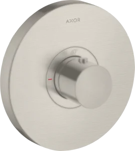 Axor Showerselect Thermostatic Mixer Highflow Round For Concealed Installation Stainless Steel