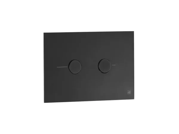 Just Taps Metal Pneumatic Flush Plate Matt Black