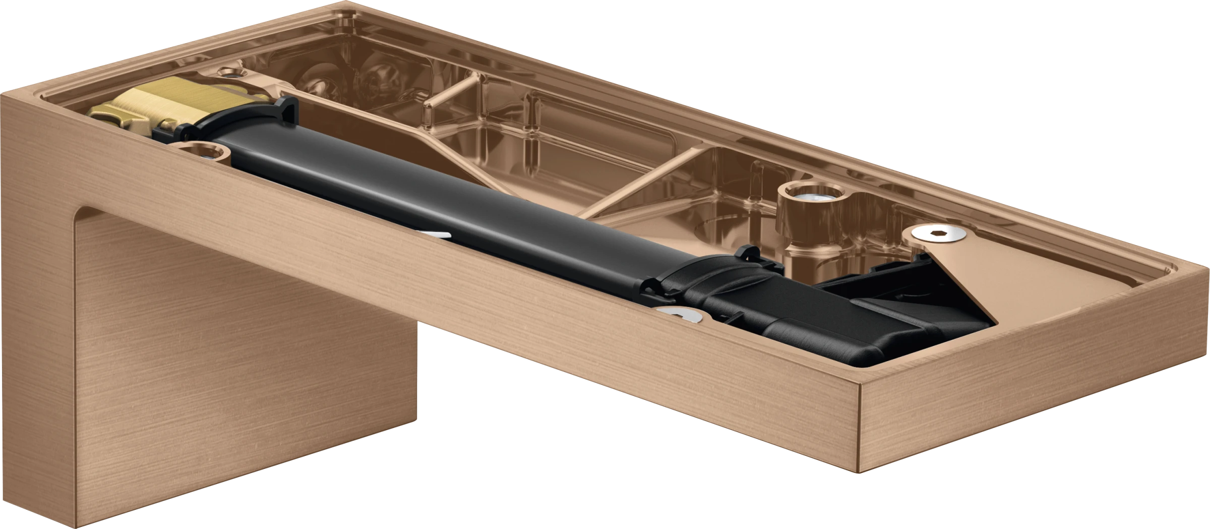 Axor Myedition Bath Spout Without Plate Brushed Red Gold