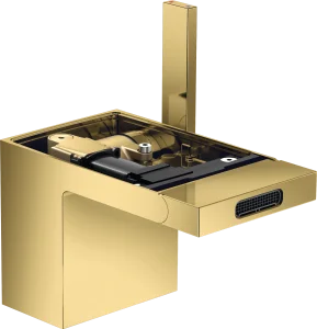 Axor Myedition Single Lever Bidet Mixer With Push-open Waste Without Plate Gold Polished