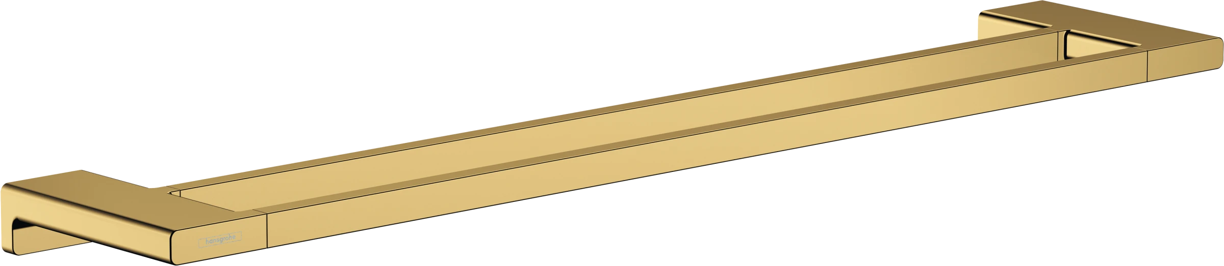 Hansgrohe Addstoris Q Double Bath Towel Rail Gold Polished