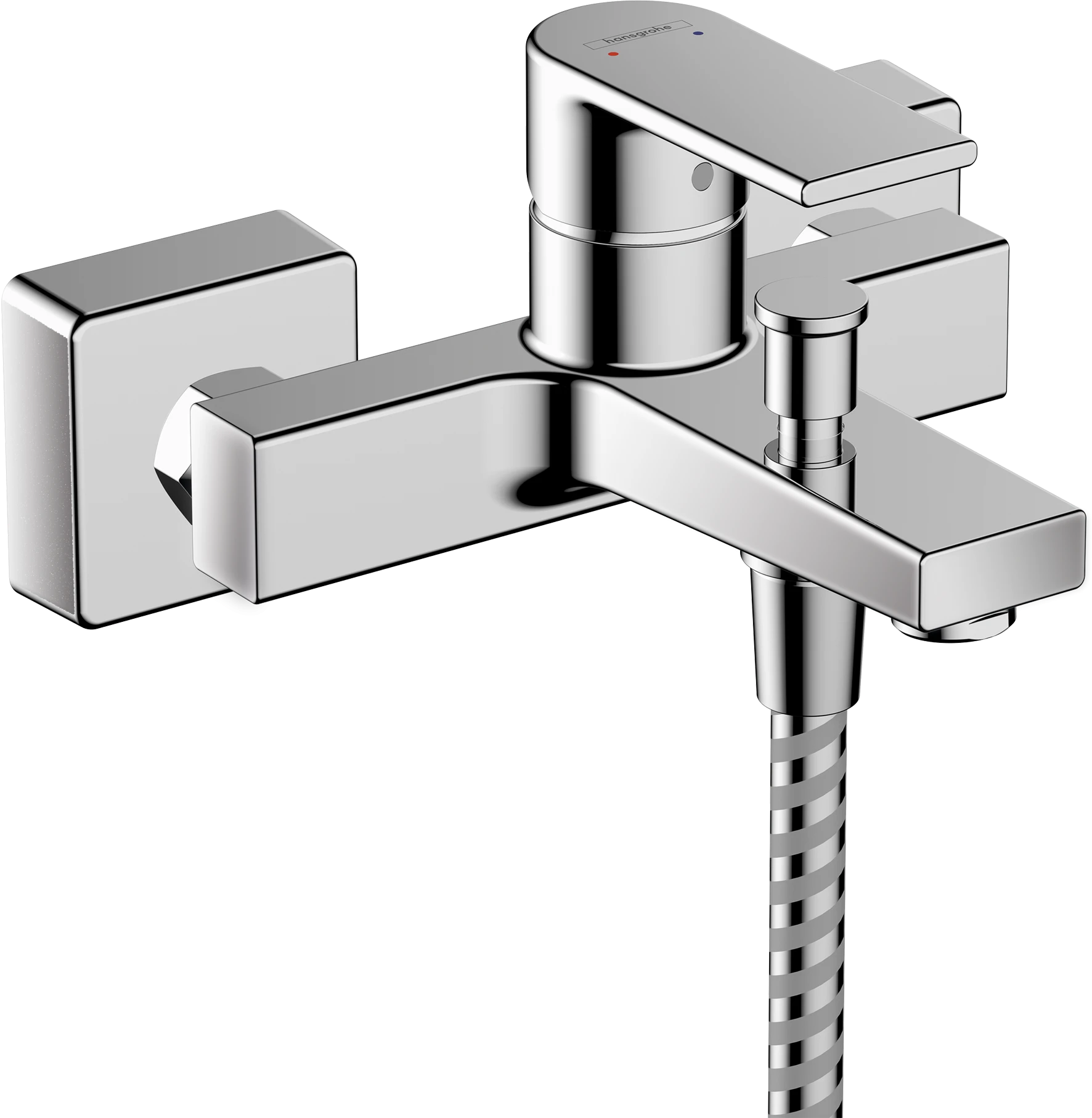Hansgrohe Vernis Shape Single Lever Bath Mixer For Exposed Installation With 2 Flow Rates Chrome