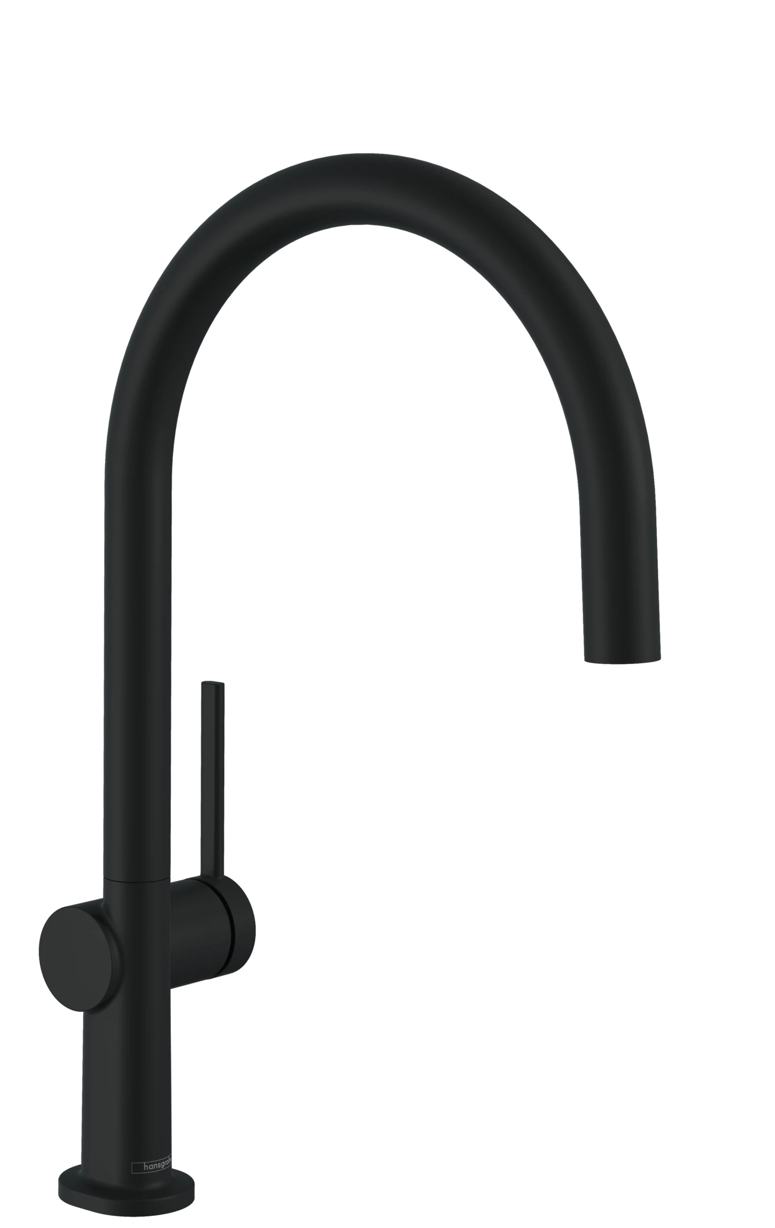 Hansgrohe Talis M54 Single Lever Kitchen Mixer 220, Single Spray Mode Matt Black