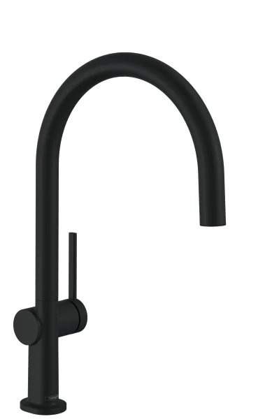 Hansgrohe Talis M54 Single Lever Kitchen Mixer 220, Single Spray Mode Matt Black
