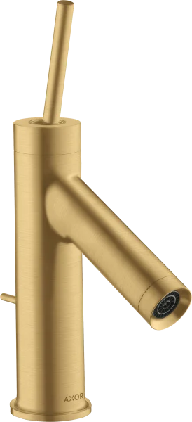 Axor Starck Single Lever Basin Mixer 70 With Pin Handle For Cloakroom Basins With Pop-up Waste Gold Brushed