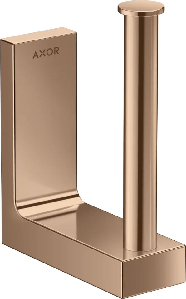 Axor Universal Rectangular Toilet Roll Holders 181 X 162 X 70mm Rose Gold/gold - Polished product image - Image 1