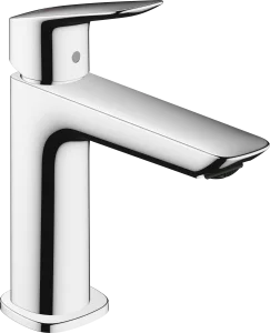 Hansgrohe Logis Single Lever Basin Mixer 110 Fine Coolstart Without Waste Set Chrome