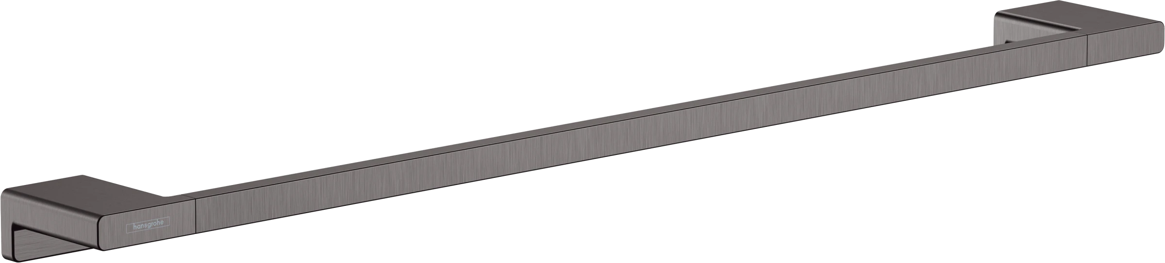 Hansgrohe Addstoris Q Bath Towel Rail Brushed Black Chrome