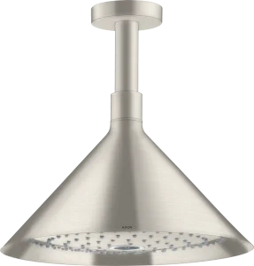 Axor Showers/front Overhead Shower 240 2jet With Ceiling Connector Stainless Steel