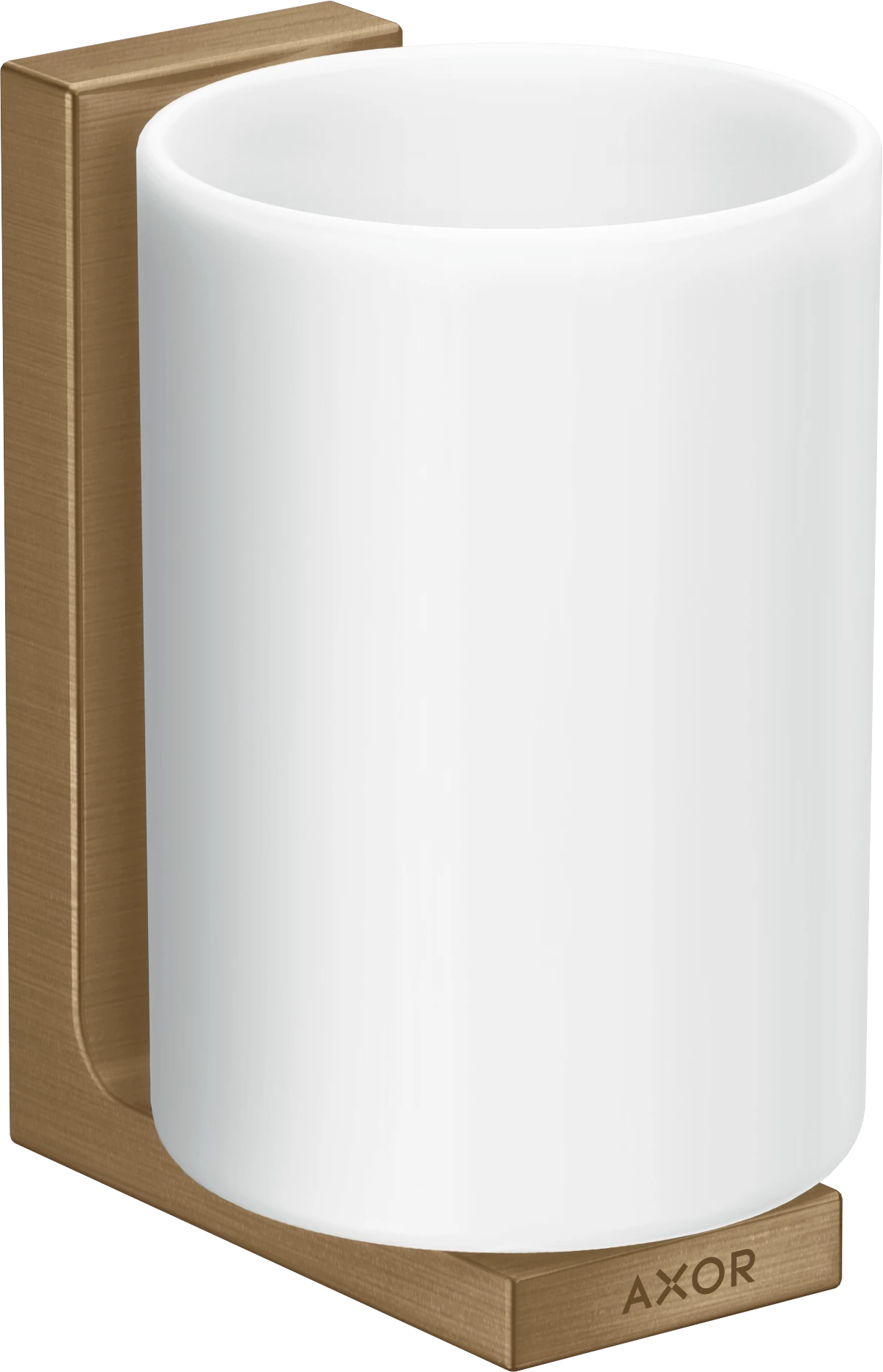 Axor Universal Rectangular Tooth Brush Tumbler 256 X 163 X 102mm Bronze - Brushed
