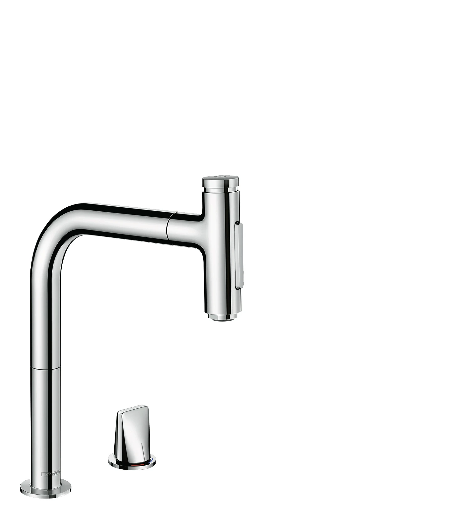 Hansgrohe Metris Select M71 2-hole Single Lever Kitchen Mixer 200 With Pull-out Spray And Sbox, 2 Spray Modes Chrome