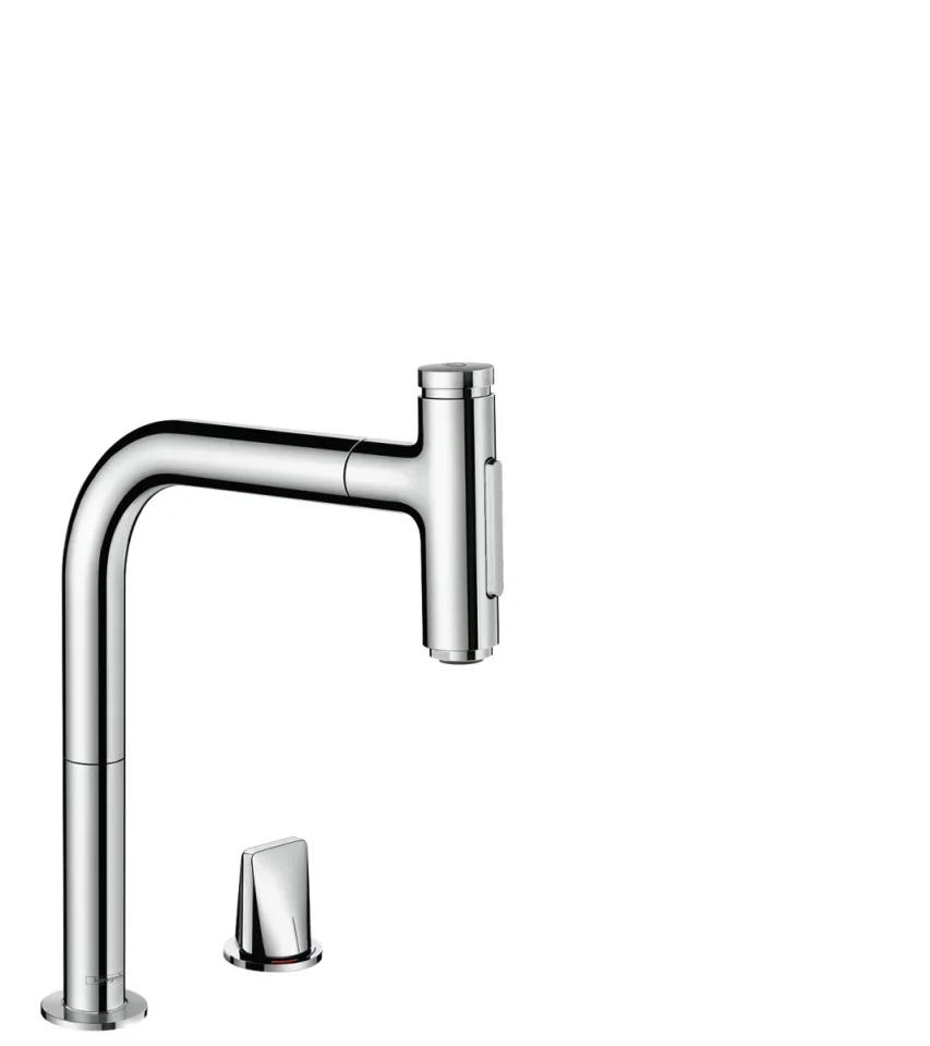 Hansgrohe Metris Select M71 Manual Kitchen Mixers 550 X 313 X 110mm Chrome product image - Image 1