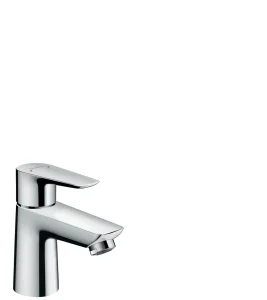 Hansgrohe Talis E Single Lever Basin Mixer 80 With Pop-up Waste Chrome