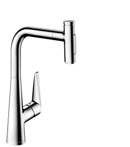 Hansgrohe Talis Select M51 Single Lever Kitchen Mixer With Pull-out Spray Chrome