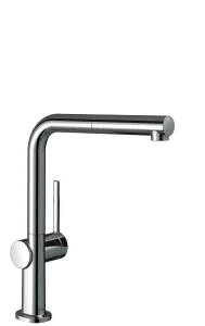 Hansgrohe Talis M54 Single Lever Kitchen Mixer 270 With Pull-out Spout And Sbox, Single Spray Mode Chrome