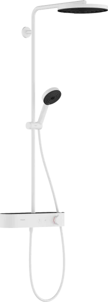 Hansgrohe Pulsify S Showerpipes With Thermostatic Mixer 1187 X 365 X 180mm White - Matt
