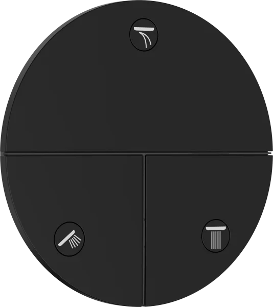 Hansgrohe Showerselect Comfort S Valves Concealed 262 X 233 X 168mm Black - Matt