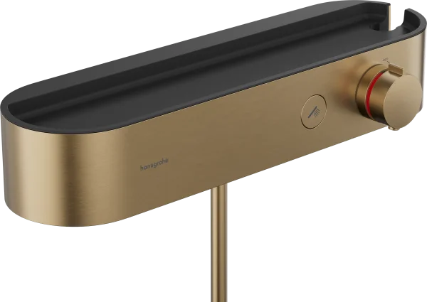 Hansgrohe Showertablet Select Thermostatic Shower Mixer Exposed 430 X 165 X 260mm Bronze - Brushed