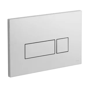 Vado Square Button Flush Plate Chrome