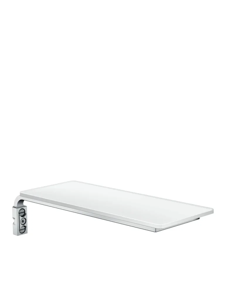 Hansgrohe Casetta Soap Dishes /-basket 245 X 100 X 75mm White/chrome product image - Image 1