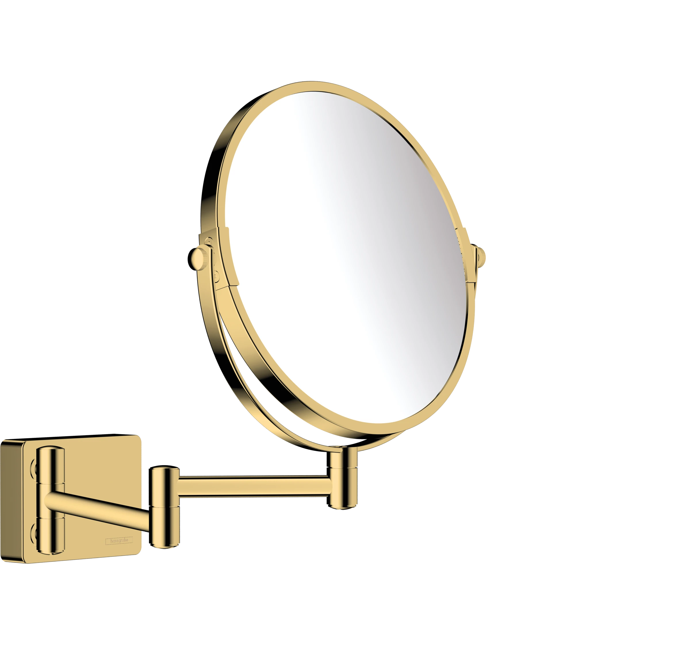 Hansgrohe Addstoris Shaving Mirror Gold Polished