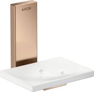 Axor Universal Rectangular Soap Dishes /-basket 135 X 110 X 90mm Rose Gold/gold - Polished