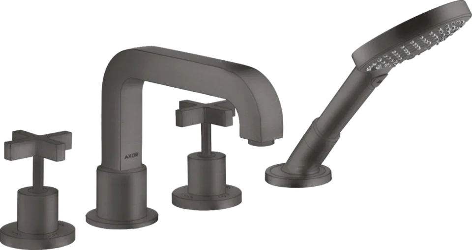 Axor Citterio Bath Mixers Concealed 504 X 263 X 128mm Gunmetal/chrome - Brushed product image - Image 1