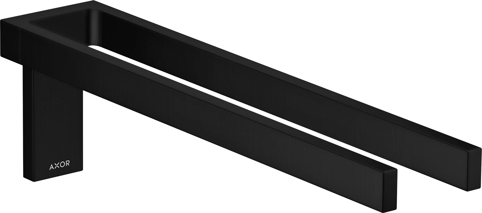 Axor Universal Rectangular Towel Holder 460 X 245 X 105mm Black - Matt
