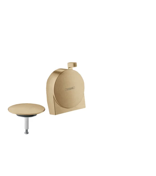 Hansgrohe Exafill S Finish Set Bath Filler, Waste And Overflow Set Brushed Bronze