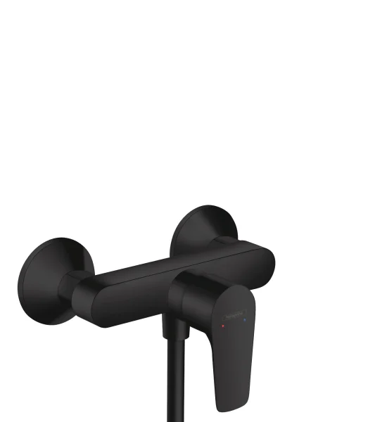 Hansgrohe Talis E Single Lever Manual Shower Mixer For Exposed Installation Matt Black