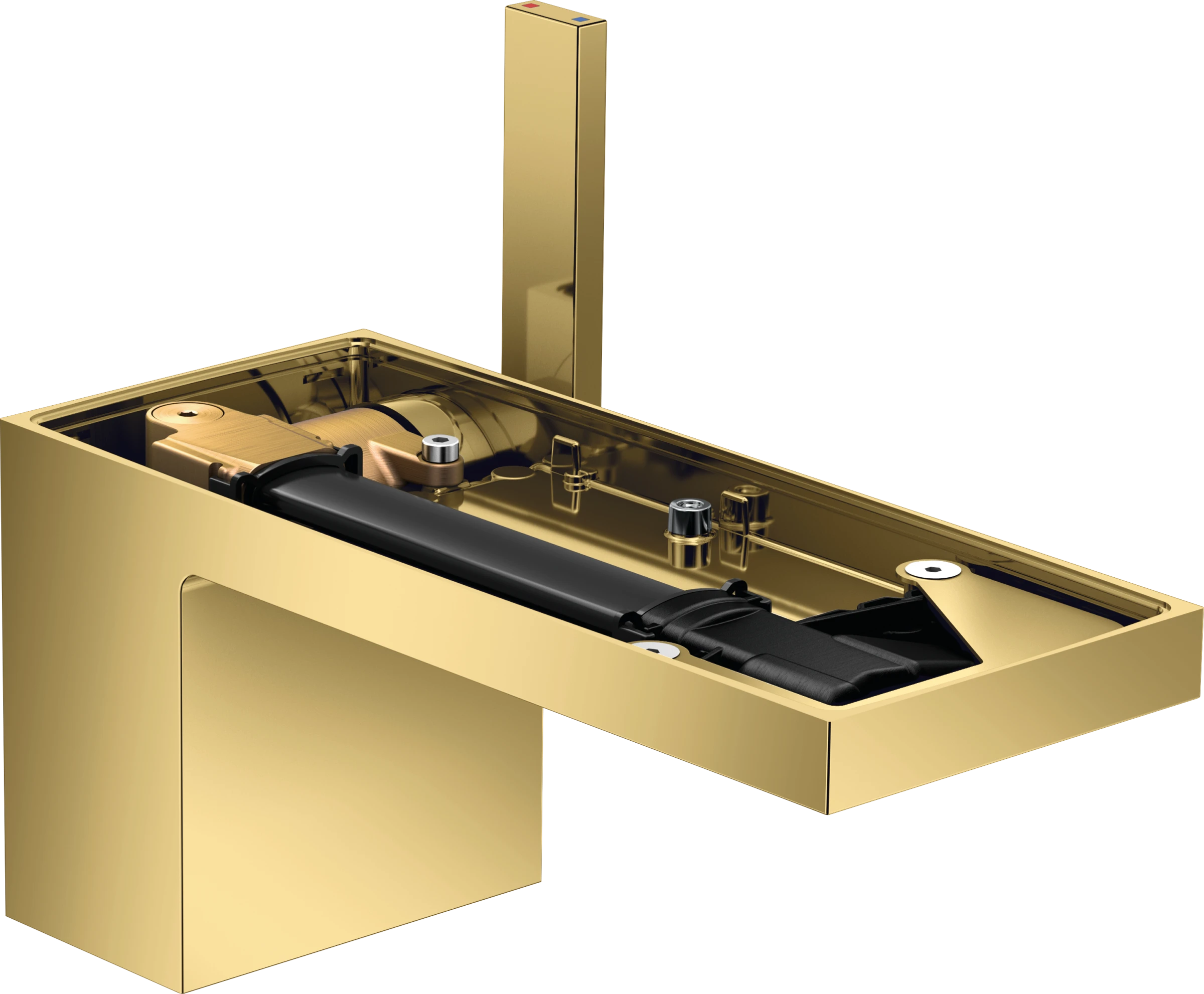 Axor Myedition Single Lever Basin Mixer 70 With Push-open Waste Without Plate Gold Polished