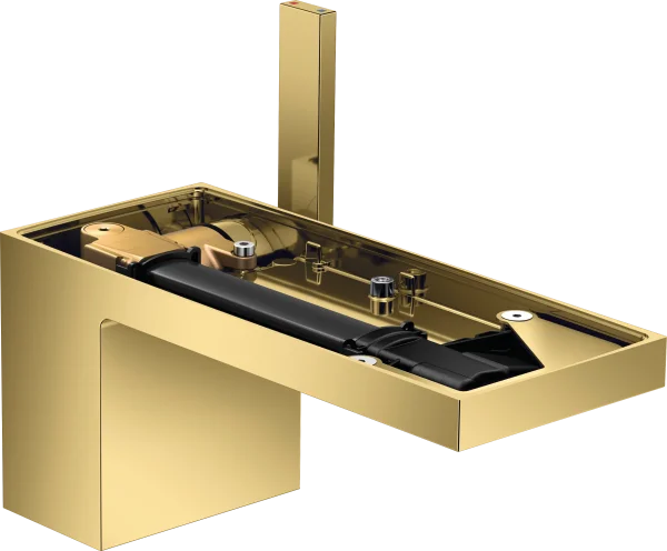 Axor Myedition Single Lever Basin Mixer 70 With Push-open Waste Without Plate Gold Polished