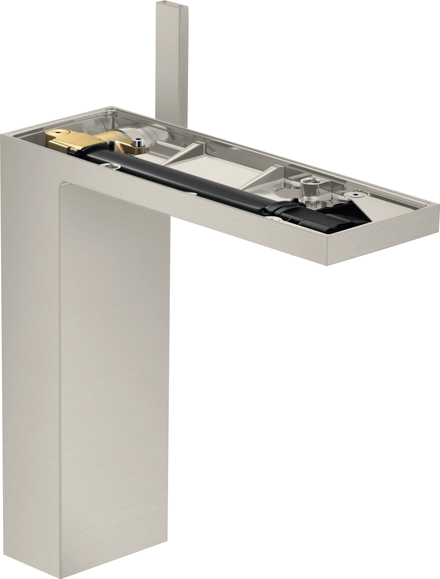 Axor Myedition Single Lever Basin Mixer 230 With Push-open Waste Without Plate Stainless Steel
