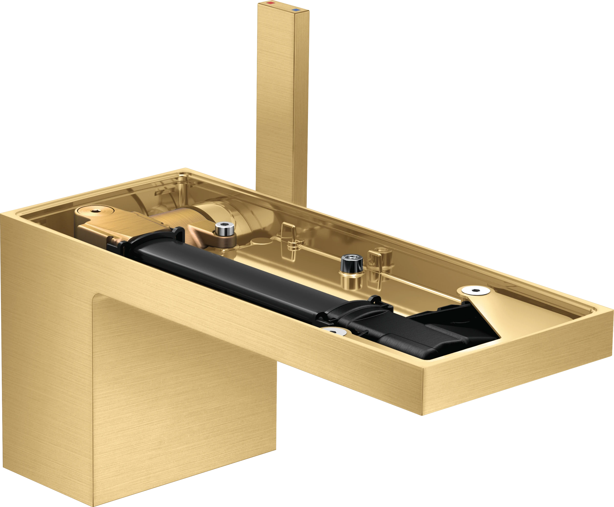 Axor Myedition Single Lever Basin Mixer 70 With Push-open Waste Without Plate Gold Brushed