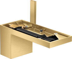 Axor Myedition Single Lever Basin Mixer 70 With Push-open Waste Without Plate Gold Brushed