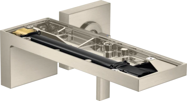 Axor Myedition Single Lever Basin Mixer For Concealed Installation Wall-mounted With Spout 221 Mm Without Plate Brushed Nickel