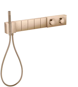 Axor Edge Thermostatic Shower Mixer Concealed 720 X 395 X 150mm Rose Gold/gold - Polished