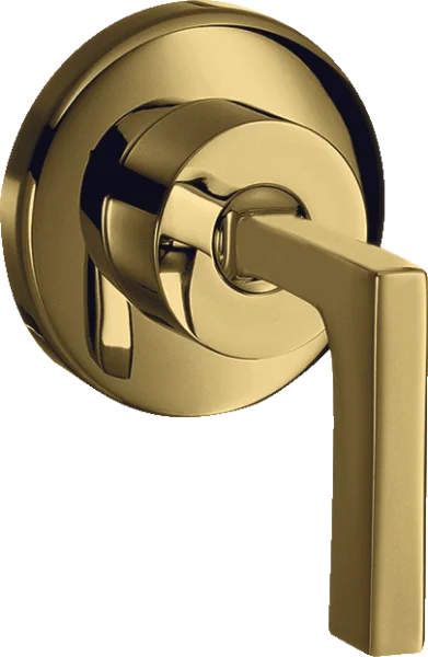 Axor Citterio Shut-off Valve For Concealed Installation With Lever Handle Gold Polished