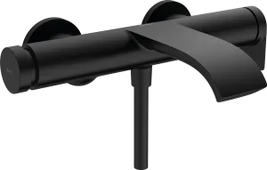 Hansgrohe Vivenis Single Lever Bath Mixer For Exposed Installation Matt Black