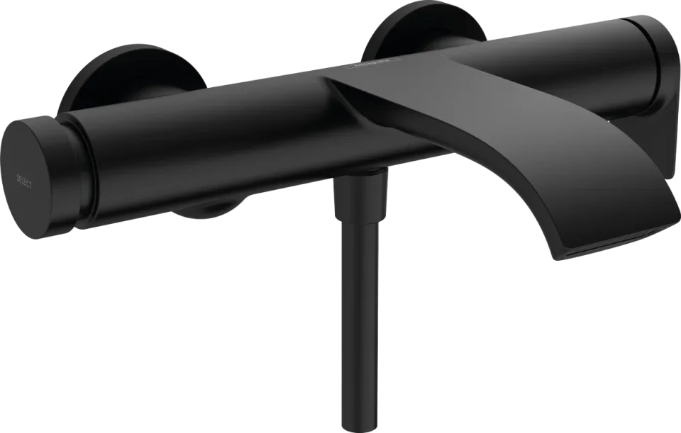 Hansgrohe Vivenis Bath Mixers Exposed 452 X 297 X 139mm Black - Matt product image - Image 1