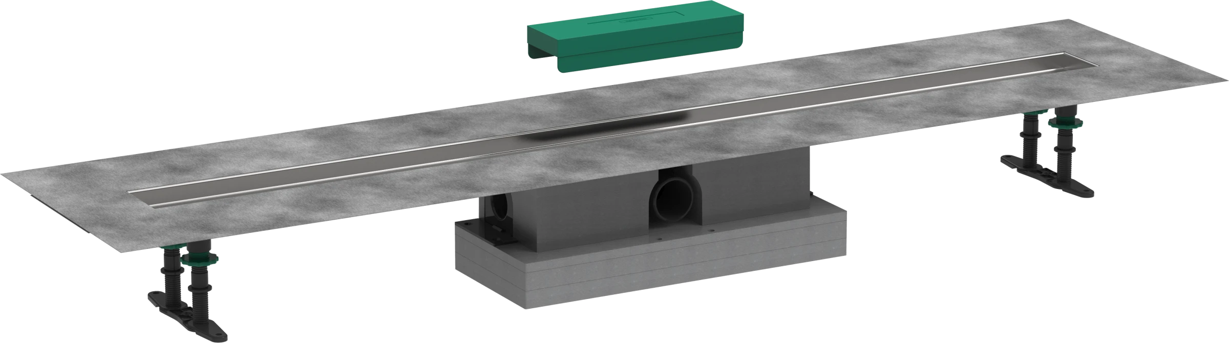Hansgrohe Ubox Universal Complete Set For Standard Installation - 1200 For Shower Drains Finish Sets